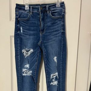 American Eagle Ripped Jean Short